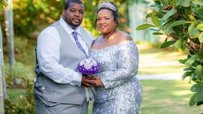 Yulonda and Kirby's Wedding in Jamaica at Mais Oui Villa
