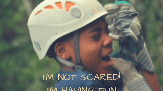 Ziplining in Jamaica with Chukka at Cranbrook Flower Forest